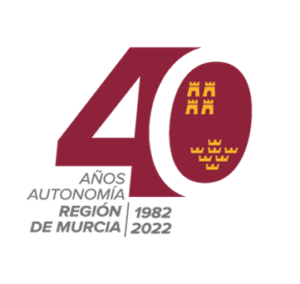 Logo 40 aniversario estatuto de autonomía de la Comunidad Autónoma de la Región de Murcia